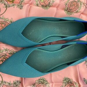 Rothy's Women's Blue Sage Points 10 VGUC